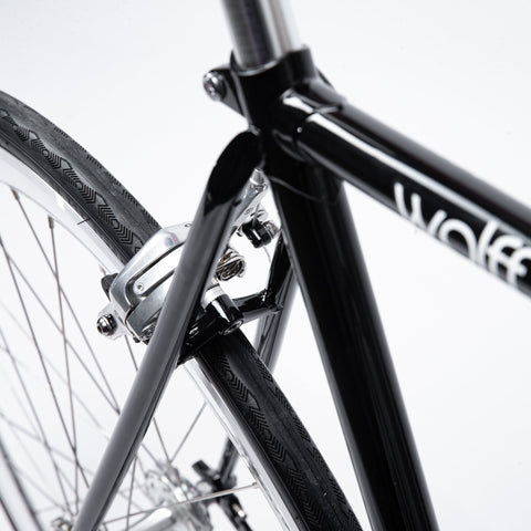 WOLFF Classic Fixie II / Fixie/Singlespeed, 28", Stahl Chromoly, gemufft, RH 59cm, schwarz