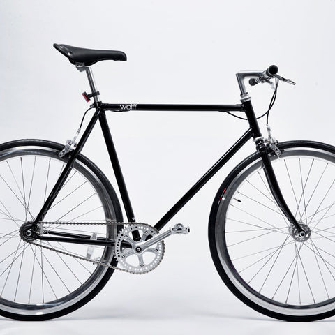 WOLFF Classic Fixie II / Fixie/Singlespeed, 28", Stahl Chromoly, gemufft, RH 59cm, schwarz