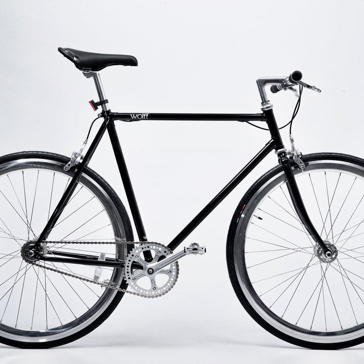 WOLFF Classic Fixie II / Fixie/Singlespeed, 28", Stahl Chromoly, gemufft, RH 59 cm, schwarz