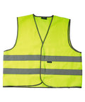 Reflex-Warnweste WOWOW Mesh Gilet in gelb, Netzgewebe mit zwei breiten Reflexstreifen