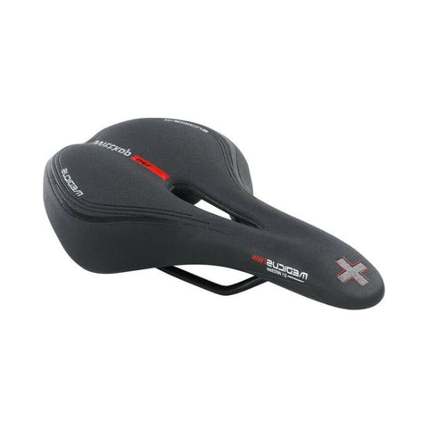 Fahrradsattel Wittkop Medicus TWIN 4.0, Unisex, Gelpolsterung, schwarz
