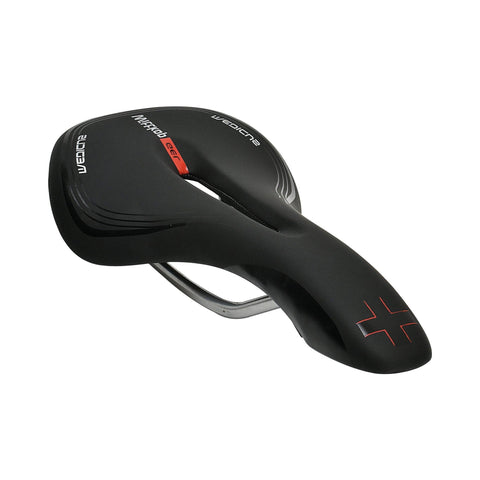 Fahrradsattel Wittkop Medicus TWIN 7.0, Unisex, Gelpolsterung, schwarz