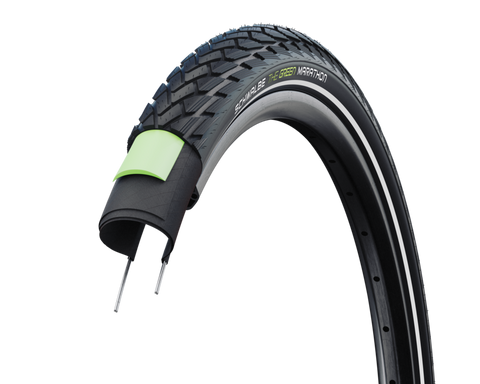 Querschnitt Schwalbe Green Marathon mit GreenGuard-Pannenschutzeinlage