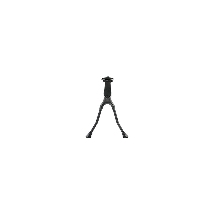 CONTEC CKS-301 Zweibeinständer in Schwarz aus Aluminium-Druckguss mit Kunststofffüßen für 28 Zoll