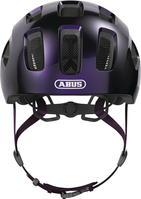 Helm Abus "Youn-I 2.0 black violet" - Größe M, 52-57cm, schwarz/violett