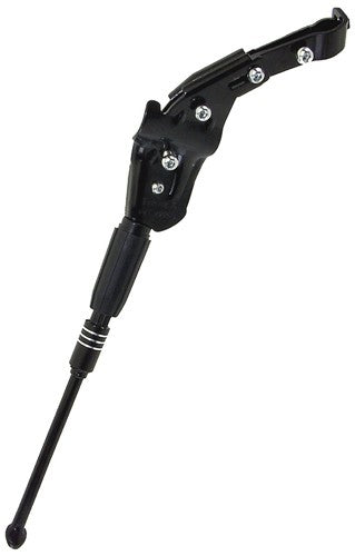 Tranz-X Universal Hinterbauständer in Schwarz aus Aluminium, längenverstellbar für 24 bis 29 Zoll