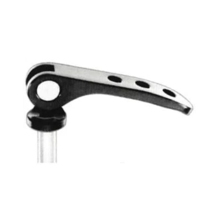 Sattelschnellspanner POINT Universal, M6 x 50 mm, Aluminium, schwarz