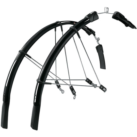 dirtfox schutzblech Schutzbleche 28 Zoll Dirtfox-Cycleparts Kunststoff 53mm, schwarz – Fahrradschmiede.Berlin